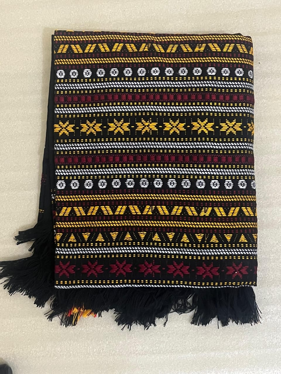 Dot Gull Heritage Ember Shawl